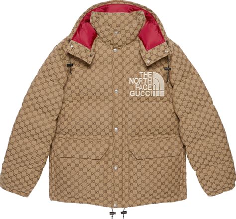 the north face gucci jacket beige|north face x Gucci outlet.